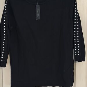 Zac & Rachel Black Knit Top